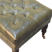 Buffalo - Ottoman With Castor Legs - R&R Furniture Gallery (Fountain Valley, CA)