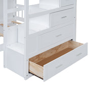 Bunk Bed With Wardrobe, Drawers - R&R Furniture Gallery (Fountain Valley, CA)