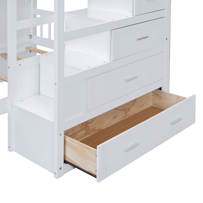 Bunk Bed With Wardrobe, Drawers - R&R Furniture Gallery (Fountain Valley, CA)