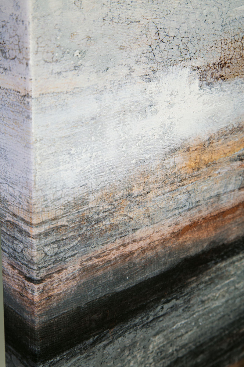 Weatheridge - Wall Art - Grey / Gold - R&R Furniture Gallery (Fountain Valley, CA)