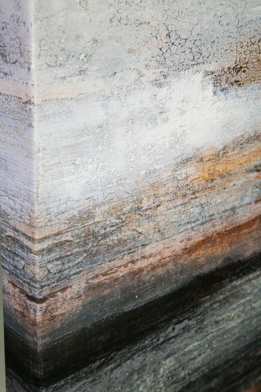 Weatheridge - Wall Art - Grey / Gold - R&R Furniture Gallery (Fountain Valley, CA)
