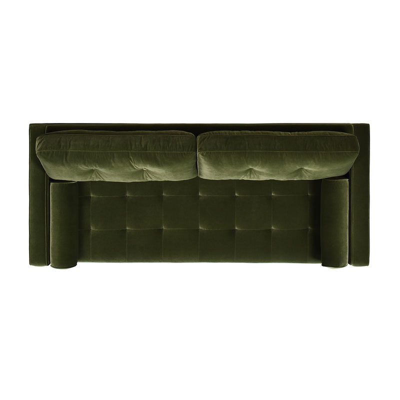 Nicholas - Mid-Century Modern Sofa - Olive Green - R&R Furniture Gallery (Fountain Valley, CA)