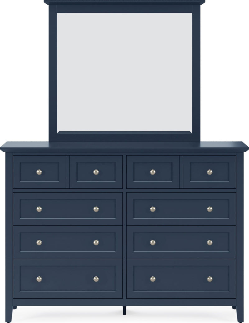 Grace Wall or Dresser Mirror in Blueberry