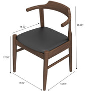 Leon - Mid-Century Modern Dining Chair (Set of 2) - R&R Furniture Gallery (Fountain Valley, CA)