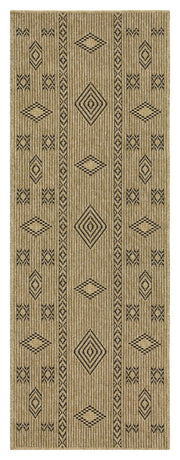 Earth - 7'10" X 10'3" Indoor, Outdoor Area Rug - Natural / Black - R&R Furniture Gallery (Fountain Valley, CA)