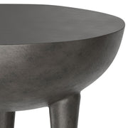 Otto - Cast Aluminum Side Table - Black - R&R Furniture Gallery (Fountain Valley, CA)
