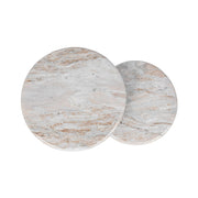 Huxley - Marble Round Accent Table - R&R Furniture Gallery (Fountain Valley, CA)