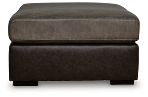 Castille Way - Oversized Accent Ottoman - Fossil - R&R Furniture Gallery (Fountain Valley, CA)