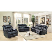 Elegant reclining sofa from Glory Furniture, designed for leisure, with plush cushions and a sleek modern look.