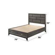 Valdemar - Bed w/Storage - R&R Furniture Gallery (Fountain Valley, CA)