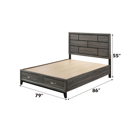 Valdemar - Bed w/Storage - R&R Furniture Gallery (Fountain Valley, CA)