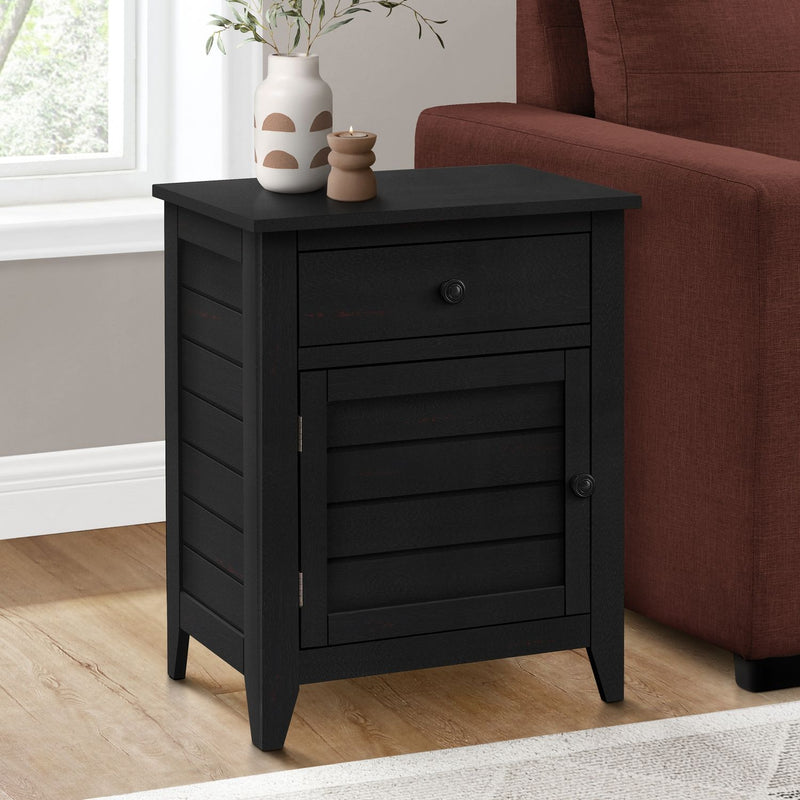 Accent Nightstand, Storage Drawer, Transitional - R&R Furniture Gallery (Fountain Valley, CA)