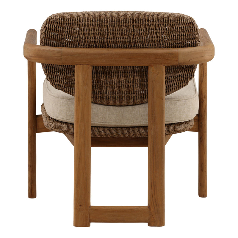 Alva - Outdoor Occasional Chair - Sand And Light Brown