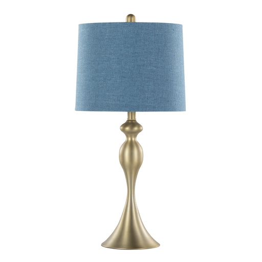 Lumi Source Ashland contemporary table lamp set featuring sleek, elegant design with modern bases and soft fabric shades.