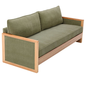 Modern 3 Seater Sofa With Armrests, Living Room Couch