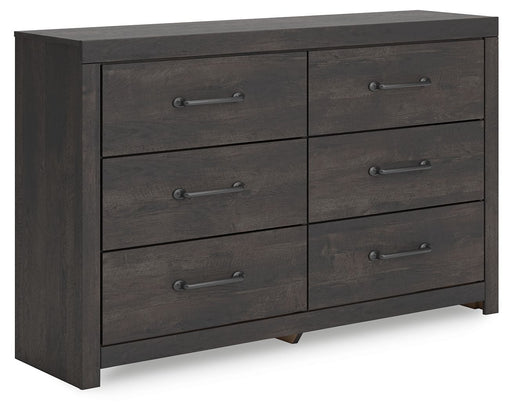Hollivern - Six Drawer Dresser - Dark Gray - R&R Furniture Gallery (Fountain Valley, CA)