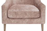 Hi Back Accent Chair - Light Brown - R&R Furniture Gallery (Fountain Valley, CA)