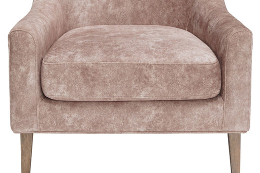 Hi Back Accent Chair - Light Brown - R&R Furniture Gallery (Fountain Valley, CA)