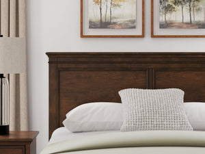 Danabrin - Full Panel Headboard - Brown