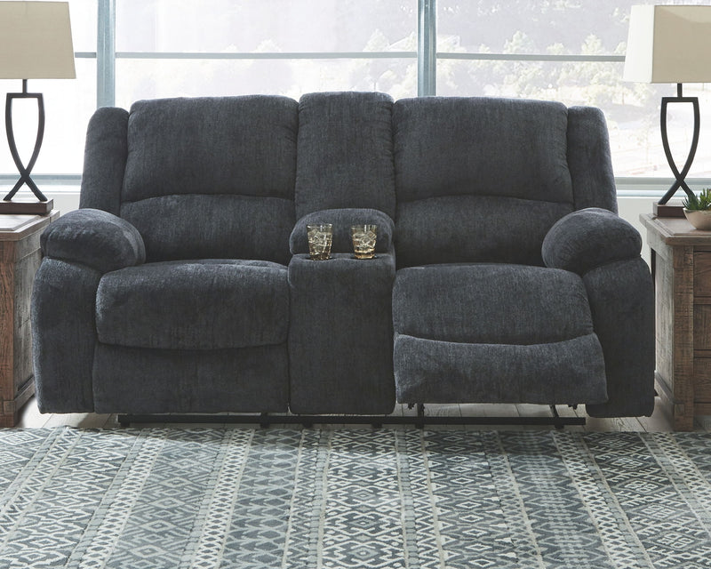 Draycoll - Reclining Loveseat - R&R Furniture Gallery (Fountain Valley, CA)