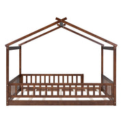 Bed House Bed Frame With Fence - R&R Furniture Gallery (Fountain Valley, CA)