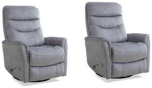 Gemini - Swivel Glider Recliner (Set of 2) - R&R Furniture Gallery (Fountain Valley, CA)