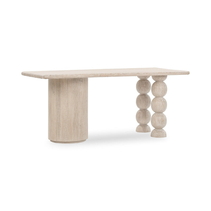 Adir - Desk - Cream - R&R Furniture Gallery (Fountain Valley, CA)