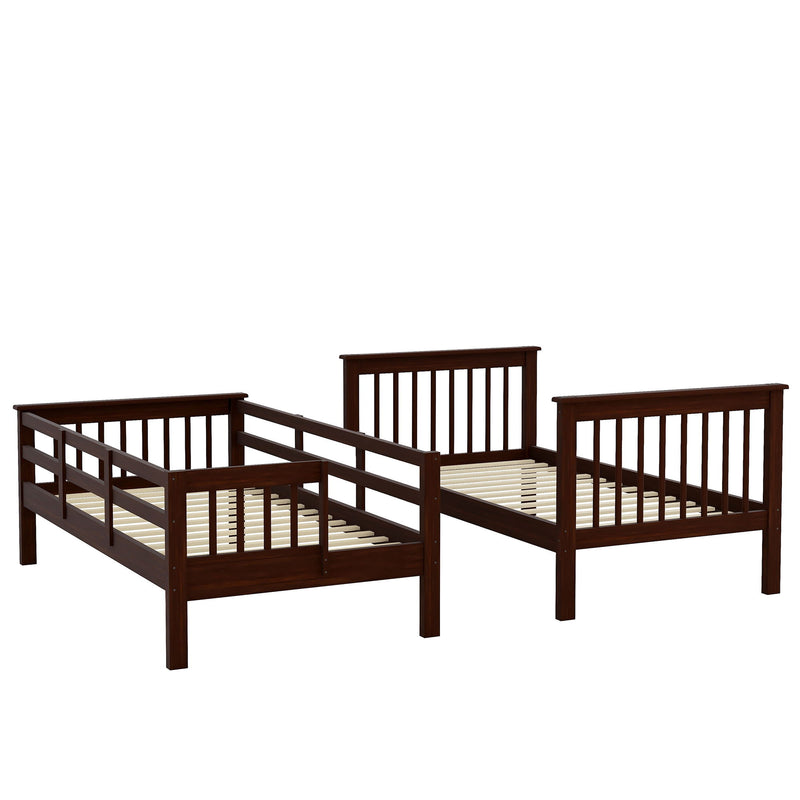 Stairway Bunk Bed With Storage And Guard Rail For Bedroom - R&R Furniture Gallery (Fountain Valley, CA)