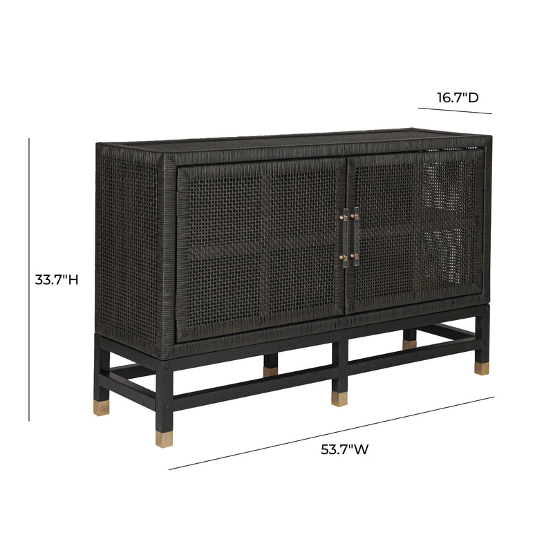 Amara - Woven Rattan Buffet - R&R Furniture Gallery (Fountain Valley, CA)