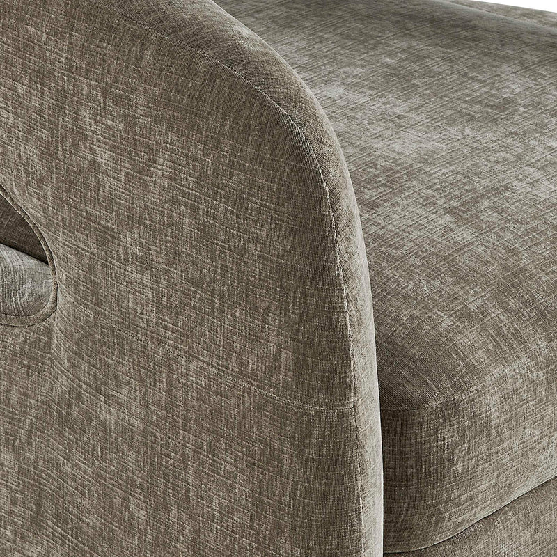 Breis - Swivel Barrel Chair - Gray