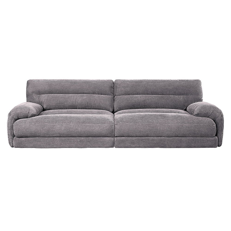 Cadenza - Sofa - Gray Corduroy - R&R Furniture Gallery (Fountain Valley, CA)