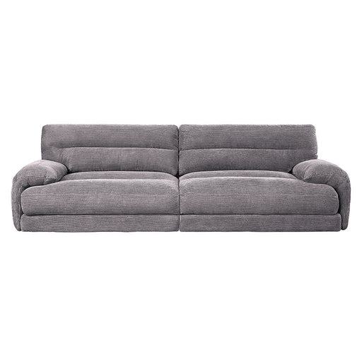 Cadenza - Sofa - Gray Corduroy - R&R Furniture Gallery (Fountain Valley, CA)