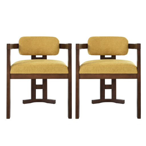 Stylish Indoor Upholstered Wood Dining Chair (Set of 2) - R&R Furniture Gallery (Fountain Valley, CA)