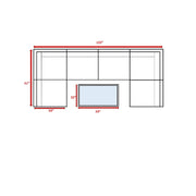 Comfortable Modern Patio Rattan Sectional Set With Cushions - R&R Furniture Gallery (Fountain Valley, CA)