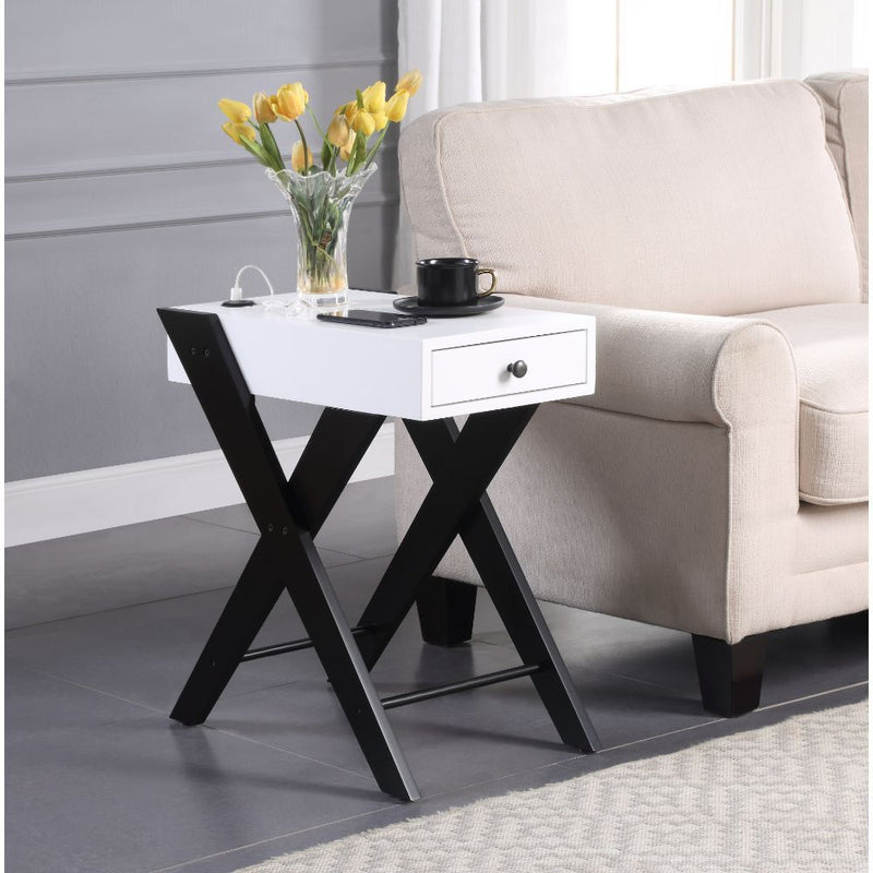 Fierce - Accent Table (USB Charging Dock) - R&R Furniture Gallery (Fountain Valley, CA)