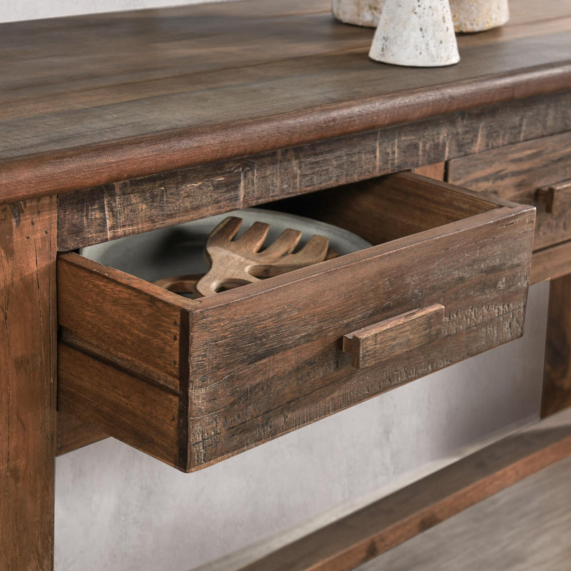 Ezra - Reclaimed Wood Console Table - R&R Furniture Gallery (Fountain Valley, CA)