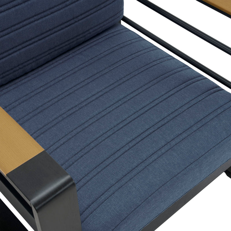 Giovanna - Club Chair Set With Aluminum Frame - R&R Furniture Gallery (Fountain Valley, CA)