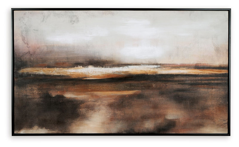 Drewland - Wall Art - Black / Brown / Orange - R&R Furniture Gallery (Fountain Valley, CA)