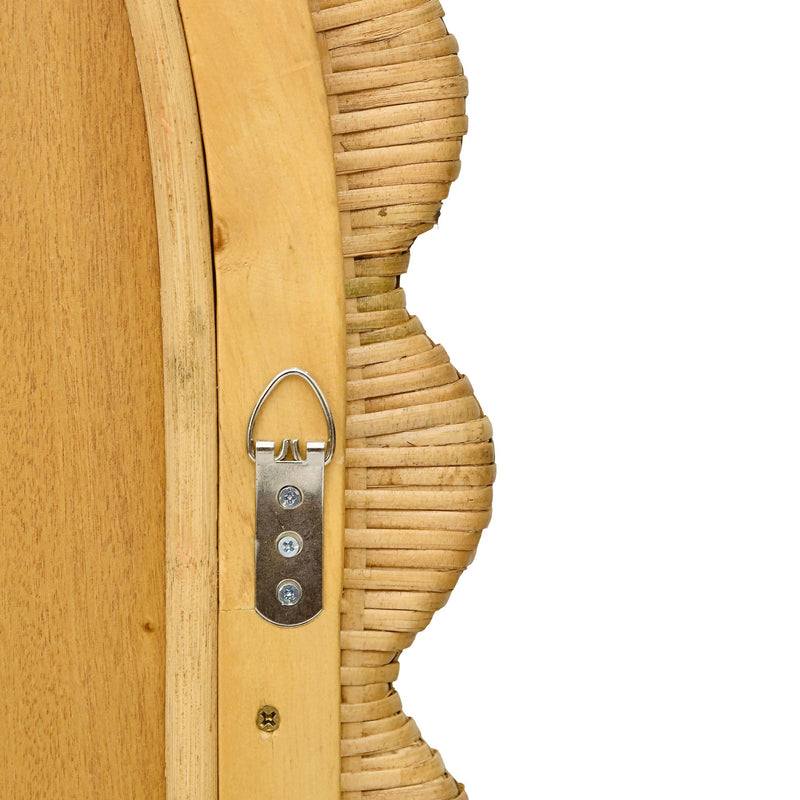 Bama - Rattan Arched Wall Mirror - Natural - R&R Furniture Gallery (Fountain Valley, CA)