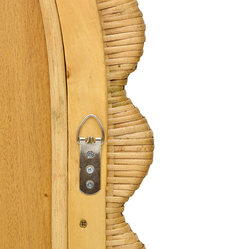 Bama - Rattan Arched Wall Mirror - Natural - R&R Furniture Gallery (Fountain Valley, CA)