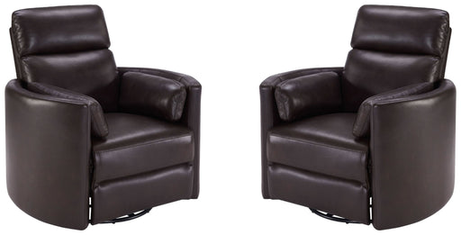 Radius - Cordless Power Swivel Glider Recliner (Set of 2) - R&R Furniture Gallery (Fountain Valley, CA)