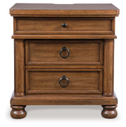 Rowlenstown - Three Drawer Night Stand - R&R Furniture Gallery (Fountain Valley, CA)