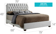 Tufted Upholstered Bed - R&R Furniture Gallery (Fountain Valley, CA)