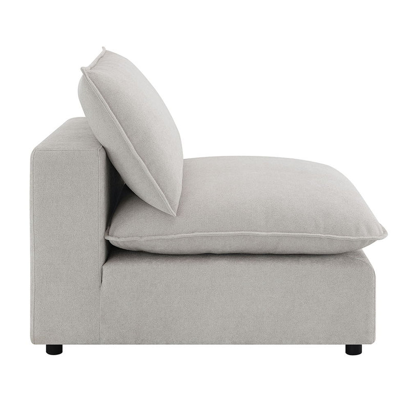 Marisa - Modular Armless Chair - Beige Boucle - R&R Furniture Gallery (Fountain Valley, CA)