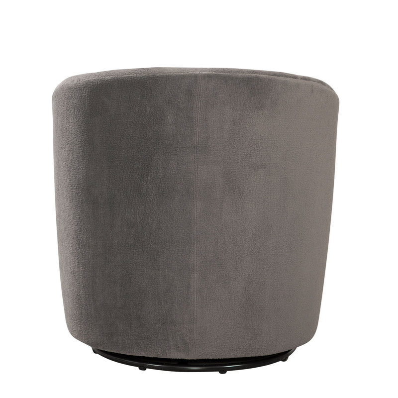 Oaklynn - Barrel Style Swivel Accent Chair - R&R Furniture Gallery (Fountain Valley, CA)