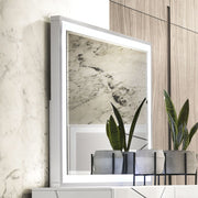 Esther - Mirror With LED - White / Silver - R&R Furniture Gallery (Fountain Valley, CA)