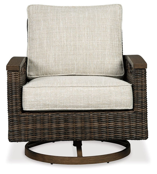 Paradise Trail - Swivel Lounge Chair (Set of 2) - Medium Brown - R&R Furniture Gallery (Fountain Valley, CA)