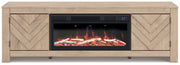 Cayboni - LG TV Stand With Fireplace Option - R&R Furniture Gallery (Fountain Valley, CA)