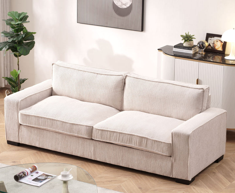 Luxe - Sofa With Sleek Design, Spacious And Comfortable 3 Seater Couch - R&R Furniture Gallery (Fountain Valley, CA)