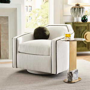 Split The Difference - Accent Table - Brass